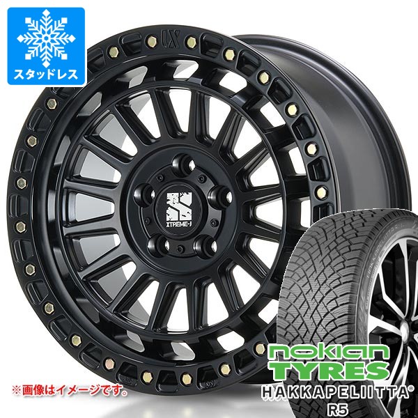 【タイヤ交換対象】5本セット ジープ ラングラー JK/JL系用 スタッドレス ノキアン ハッカペリッタ R5 SUV 265/65R18 114R MLJ エクストリームJ XJ08 タイヤホイール5本セット|タイヤ1番OFF-ROAD