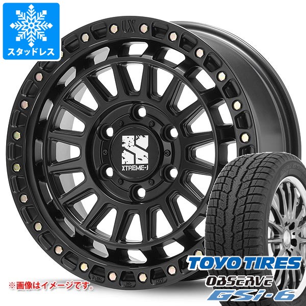 【タイヤ交換対象】トヨタ ランドクルーザー プラド 150系用 スタッドレス トーヨー オブザーブ GSi-6 265/65R17 112Q MLJ エクストリームJ XJ08 タイヤホイール4本セット｜タイヤ1番OFF-ROAD