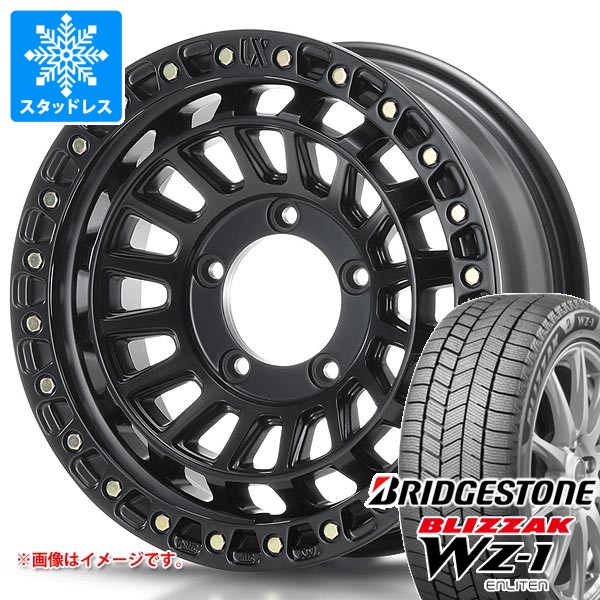 【タイヤ交換対象】スズキ ジムニー用 スタッドレス ブリヂストン ブリザック WZ-1 175/80R16 91Q 2025年10月発売サイズ MLJ エクストリームJ XJ08 タイヤホイール4本セット
