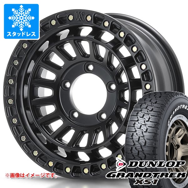 【タイヤ交換対象】5本セット スズキ ジムニーノマド JC74W用 スタッドレス ダンロップ グラントレック XS1 185/85R16 105/103L LT ホワイトレター MLJ エクストリームJ XJ08 タイヤホイール5本セット