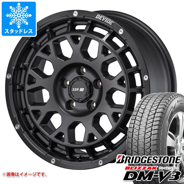 【タイヤ交換対象】RAV4 50系用 スタッドレス ブリヂストン ブリザック DM-V3 225/70R16 103Q SSR ディバイド G:M タイヤホイール4本セット