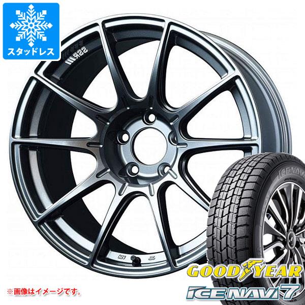 【タイヤ交換対象】2025年製 スタッドレスタイヤ グッドイヤー アイスナビ7 215/60R17 96Q ＆ SSR GTX01 8.0-17 タイヤホイール4本セット215/60-17 GOODYEAR ICE NAVI7