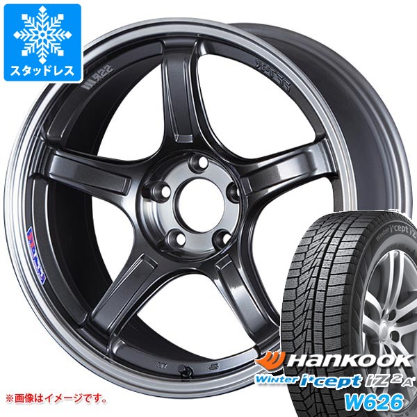 【タイヤ交換対象】スタッドレスタイヤ ハンコック ウィンターアイセプト iZ2エース W626 165/55R15 79T XL ＆ SSR GTX03 5.0-15 タイヤホイール4本セット165/55-15 HANKOOK Winter i cept iZ2A W626