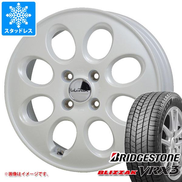 【タイヤ交換対象】タフト LA900系用 スタッドレス ブリヂストン ブリザック VRX3 165/65R15 81Q ララパーム オーバル タイヤホイール4本セット