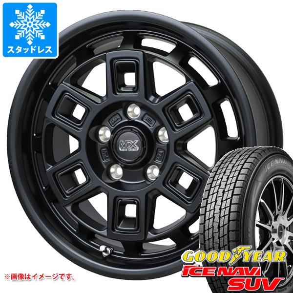 【タイヤ交換対象】T32エクストレイル用 スタッドレス グッドイヤー アイスナビ SUV 235/70R16 106Q マッドクロス アイヴァー タイヤホイール4本セット