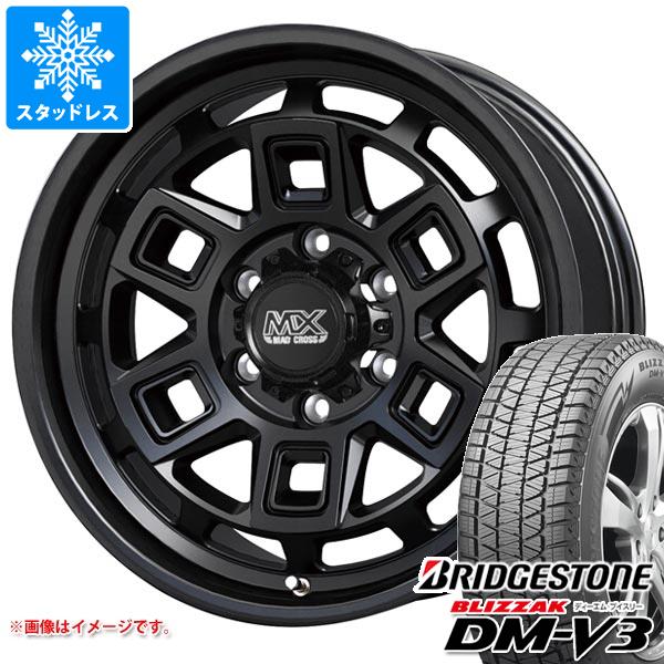 【タイヤ交換対象】ランドクルーザー プラド 150系用 スタッドレス ブリヂストン ブリザック DM-V3 265/70R17 115Q マッドクロス アイヴァー タイヤホイール4本セット