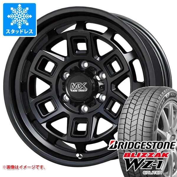 【タイヤ交換対象】トヨタ ランドクルーザー プラド 150系用 スタッドレス ブリヂストン ブリザック WZ-1 265/65R17 112Q 2025年10月発売サイズ マッドクロス アイヴァー タイヤホイール4本セット