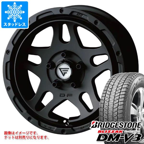 【タイヤ交換対象】デリカD5用 スタッドレス ブリヂストン ブリザック DM-V3 225/70R16 103Q デルタフォース オーバーランダー タイヤホイール4本セット