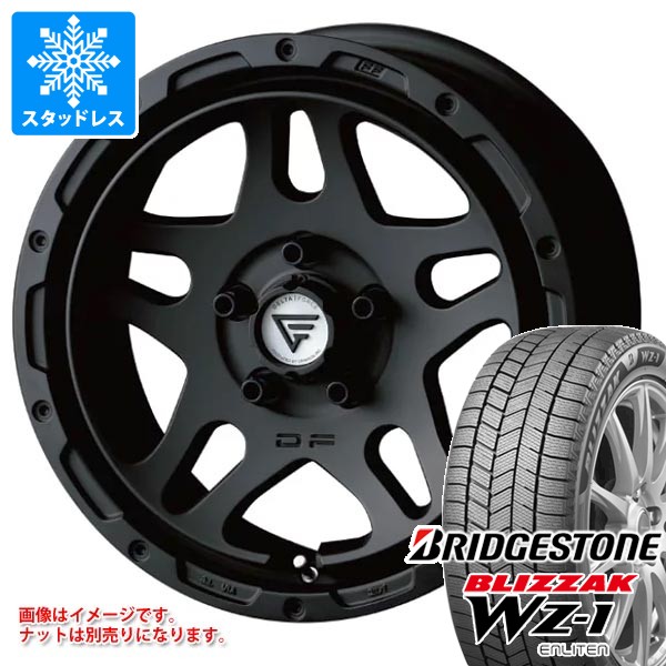 【タイヤ交換対象】ミツビシ エクリプスクロス GK系用 スタッドレス ブリヂストン ブリザック WZ-1 215/70R16 100Q デルタフォース オーバーランダー タイヤホイール4本セット