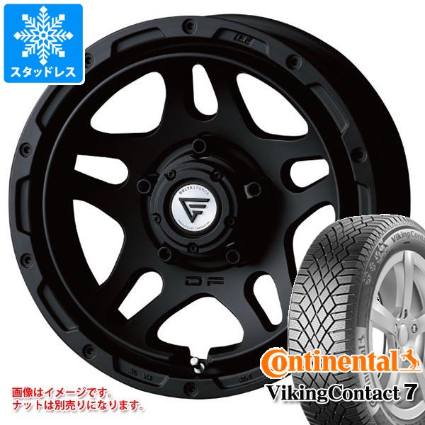 【タイヤ交換対象】スズキ ジムニーノマド JC74W用 スタッドレス コンチネンタル バイキングコンタクト7 215/70R16 100T デルタフォース オーバーランダー タイヤホイール4本セット