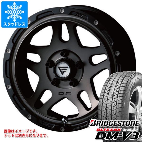【タイヤ交換対象】エクリプスクロス GK系用 スタッドレス ブリヂストン ブリザック DM-V3 225/70R16 103Q デルタフォース オーバーランダー タイヤホイール4本セット