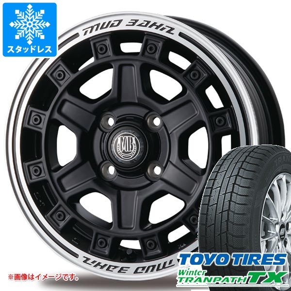 【タイヤ交換対象】ダイハツ タフト LA900系用 スタッドレス トーヨー ウィンタートランパス TX 165/65R15 81Q インターミラノ マッドバーン XR-710C タイヤホイール4本セット