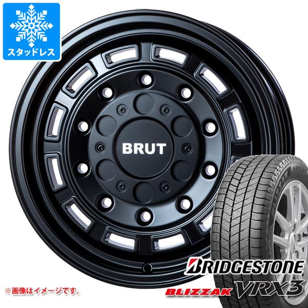 【タイヤ交換対象】デリカD5用 スタッドレス ブリヂストン ブリザック VRX3 215/70R16 100Q ブルート BR-70 タイヤホイール4本セット