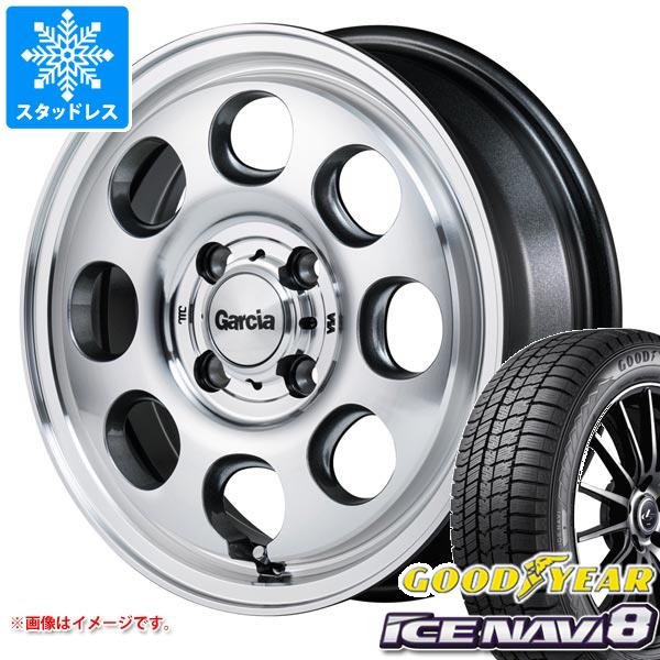 【タイヤ交換対象】タフト LA900系用 スタッドレス グッドイヤー アイスナビ8 165/65R15 81Q ガルシア パーム8 タイヤホイール4本セット