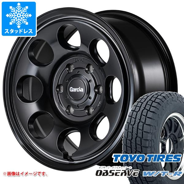 【タイヤ交換対象】ハイラックス 120系用 スタッドレス トーヨー オブザーブ WTR LT265/70R17 112/109Q ガルシア パーム8 タイヤホイール4本セット｜タイヤ1番OFF-ROAD 233,200円