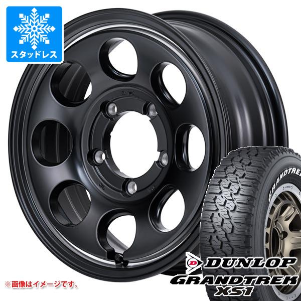 【タイヤ交換対象】スズキ ジムニーノマド JC74W用 スタッドレス ダンロップ グラントレック XS1 LT215/70R16 100/97N ホワイトレター ガルシア パーム8 タイヤホイール4本セット