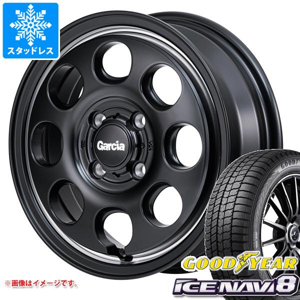 【タイヤ交換対象】タフト LA900系用 スタッドレス グッドイヤー アイスナビ8 165/65R15 81Q ガルシア パーム8 タイヤホイール4本セット
