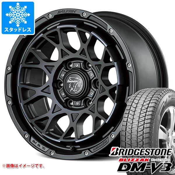 【タイヤ交換対象】ランドクルーザー プラド 150系用 スタッドレス ブリヂストン ブリザック DM-V3 265/70R17 115Q ヴァルケン ローツェ タイヤホイール4本セット