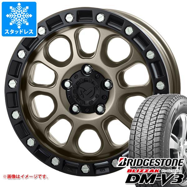 【タイヤ交換対象】ミツビシ アウトランダー GF/GG系用 スタッドレス ブリヂストン ブリザック DM-V3 225/70R16 103Q MKW M204 タイヤホイール4本セット