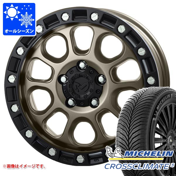 ミツビシ デリカD5用 オールシーズンタイヤ ミシュラン クロスクライメート3 235/65R17 108W XL MKW M204 8.0-17 タイヤホイール4本セット｜タイヤ1番OFF-ROAD