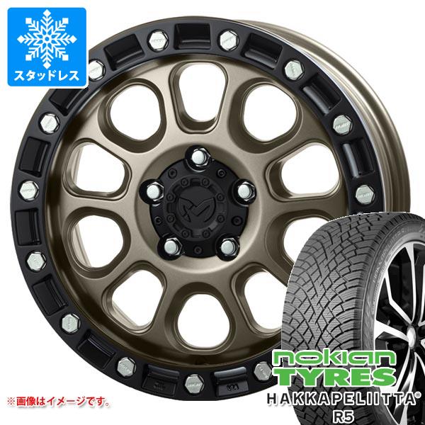 【タイヤ交換対象】ジープ ラングラー JK/JL系用 スタッドレス ノキアン ハッカペリッタ R5 SUV 265/70R17 115R MKW M204 タイヤホイール4本セット｜タイヤ1番OFF-ROAD