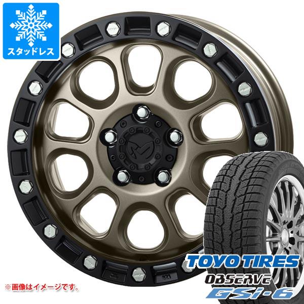 【タイヤ交換対象】ミツビシ エクリプスクロス GK系用 スタッドレス トーヨー オブザーブ GSi-6 225/70R16 103Q MKW M204 タイヤホイール4本セット