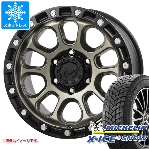 【タイヤ交換対象】トライトン LC2T用 スタッドレス ミシュラン エックスアイススノー SUV 265/65R17 112T MKW M204 タイヤホイール4本セット 129,700円