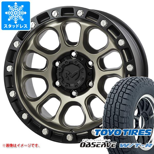 【タイヤ交換対象】5本セット FJクルーザー 10系用 スタッドレス トーヨー オブザーブ WTR LT265/70R17 112/109Q MKW M204 タイヤホイール5本セット|タイヤ1番OFF-ROAD