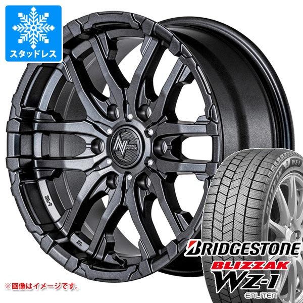 【タイヤ交換対象】トヨタ ハイラックス 120系用 スタッドレス ブリヂストン ブリザック WZ-1 265/65R17 112Q 2025年10月発売サイズ ナイトロパワー M26 クロスファング タイヤホイール4本セット