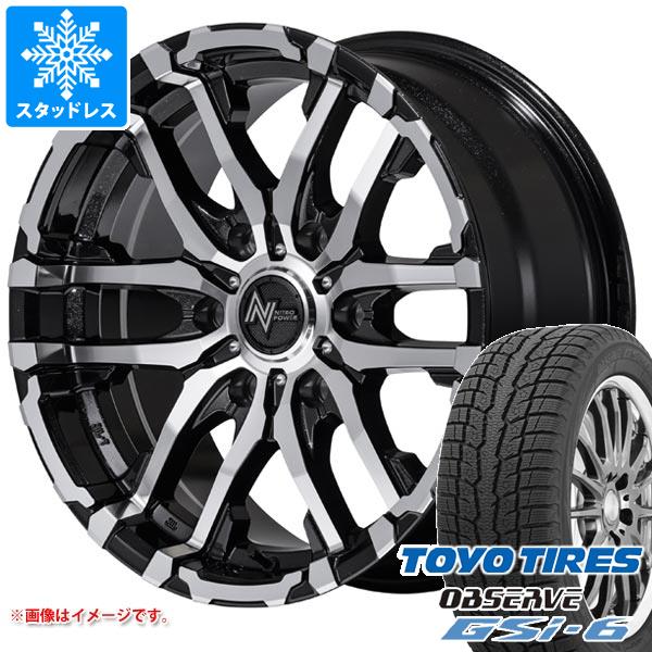 【タイヤ交換対象】NV350キャラバン E26用 スタッドレス トーヨー オブザーブ GSi-6 215/70R16 100Q ナイトロパワー M26 クロスファング タイヤホイール4本セット｜タイヤ1番OFF-ROAD