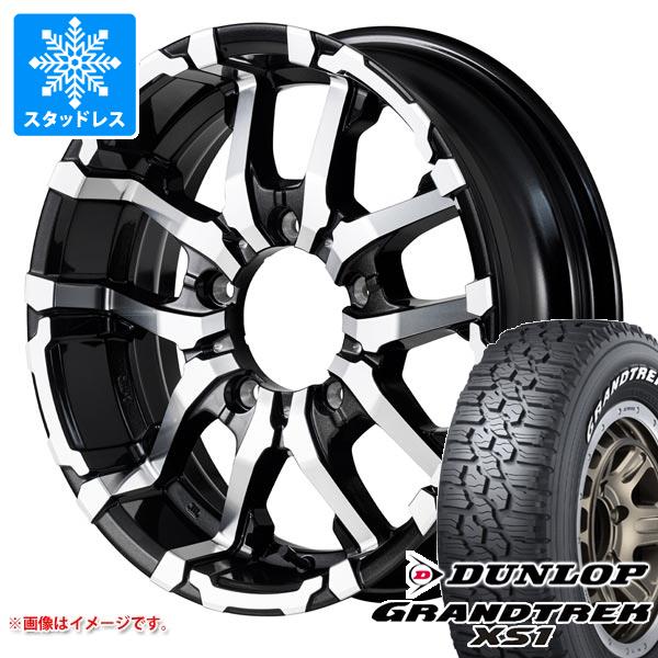 【タイヤ交換対象】スズキ ジムニーノマド JC74W用 スタッドレス ダンロップ グラントレック XS1 LT215/70R16 100/97N ホワイトレター ナイトロパワー M26 クロスファング タイヤホイール4本セット