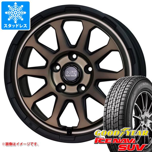 【タイヤ交換対象】エクリプスクロス GK系用 スタッドレス グッドイヤー アイスナビ SUV 215/70R16 100Q マッドクロスレンジャー タイヤホイール4本セット 73,425円