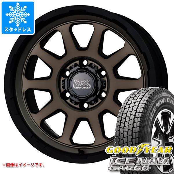 【タイヤ交換対象】トヨタ ハイエース 200系用 スタッドレス グッドイヤー アイスナビカーゴ 195/80R15 107/105N マッドクロスレンジャー タイヤホイール4本セット 69,905円