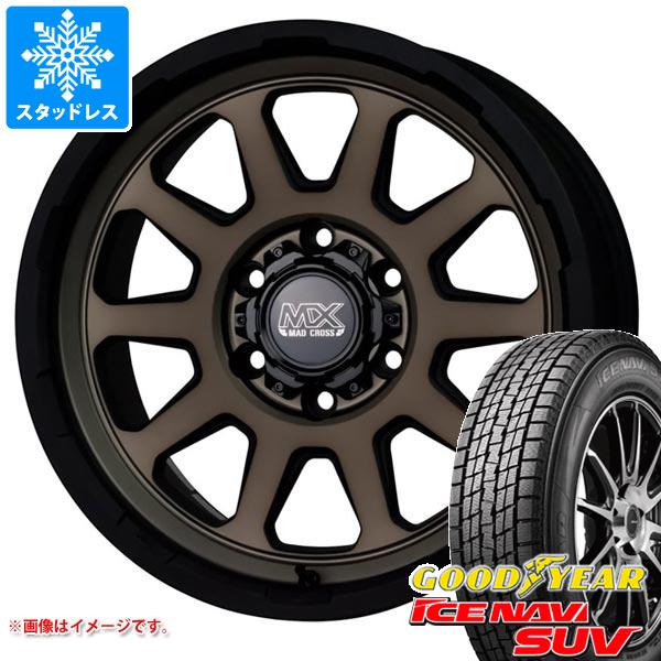【タイヤ交換対象】ランドクルーザー プラド 150系用 スタッドレス グッドイヤー アイスナビ SUV 265/60R18 110Q マッドクロスレンジャー タイヤホイール4本セット｜タイヤ1番OFF-ROAD