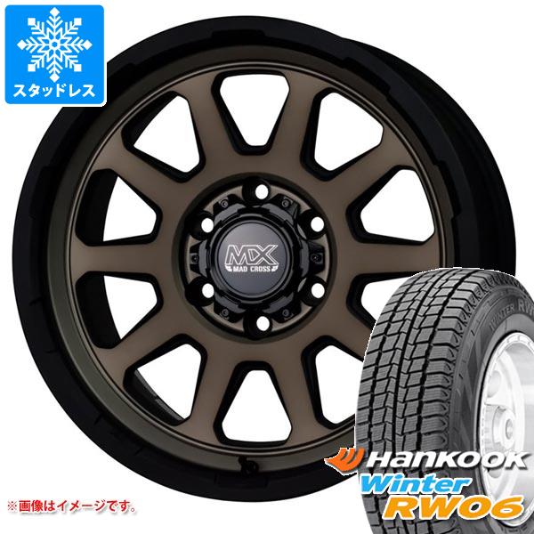 【タイヤ交換対象】ハイエース 200系用 スタッドレス ハンコック ウィンター RW06 195/80R15 107/105L マッドクロスレンジャー タイヤホイール4本セット|タイヤ1番OFF-ROAD