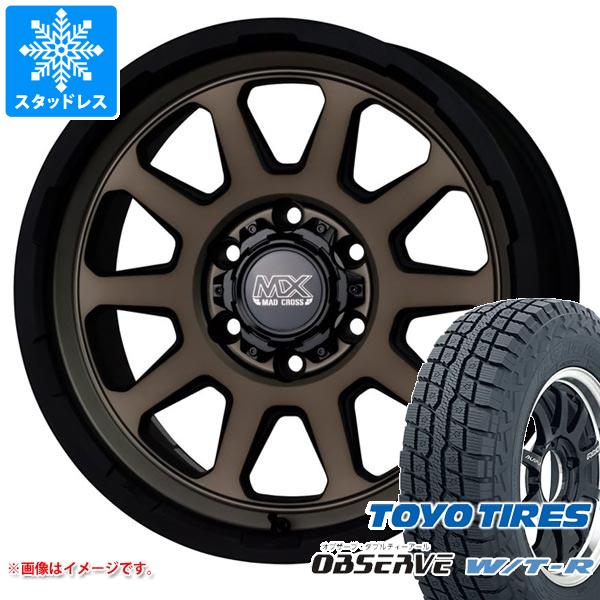 【タイヤ交換対象】ランドクルーザー プラド 150系用 スタッドレス トーヨー オブザーブ WTR LT265/70R17 112/109Q マッドクロスレンジャー タイヤホイール4本セット|タイヤ1番OFF-ROAD