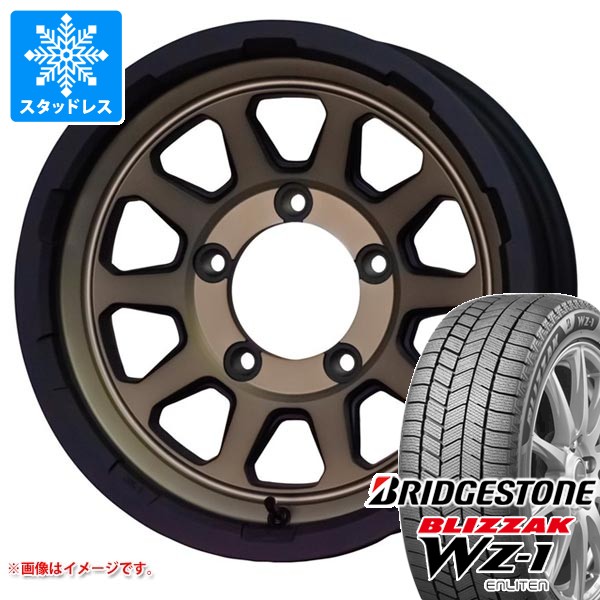 【タイヤ交換対象】5本セット スズキ ジムニー用 スタッドレス ブリヂストン ブリザック WZ-1 175/80R16 91Q 2025年10月発売サイズ マッドクロスレンジャー タイヤホイール5本セット 103,313円