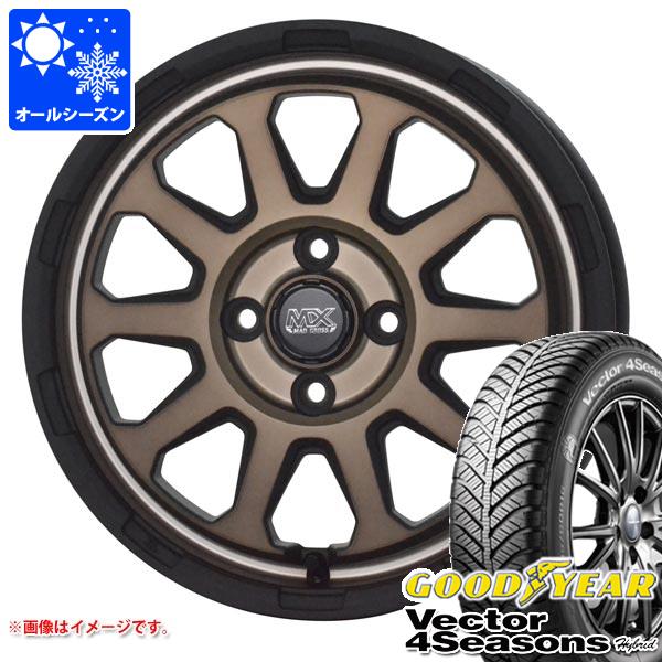 【タイヤ交換対象】オールシーズン 165/50R15 73H グッドイヤー ベクター 4シーズンズ ハイブリッド マッドクロスレンジャー 4.5-15 タイヤホイール4本セット|タイヤ1番OFF-ROAD