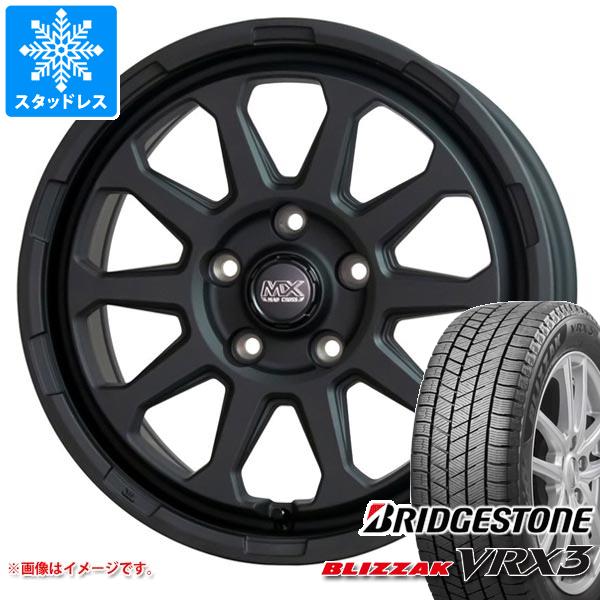 【タイヤ交換対象】T32エクストレイル用 スタッドレス ブリヂストン ブリザック VRX3 225/65R17 102Q マッドクロスレンジャー タイヤホイール4本セット