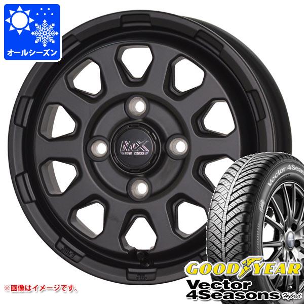 【タイヤ交換対象】オールシーズン 165/55R14 72H グッドイヤー ベクター 4シーズンズ ハイブリッド マッドクロスレンジャー 4.5-14 タイヤホイール4本セット 103,400円
