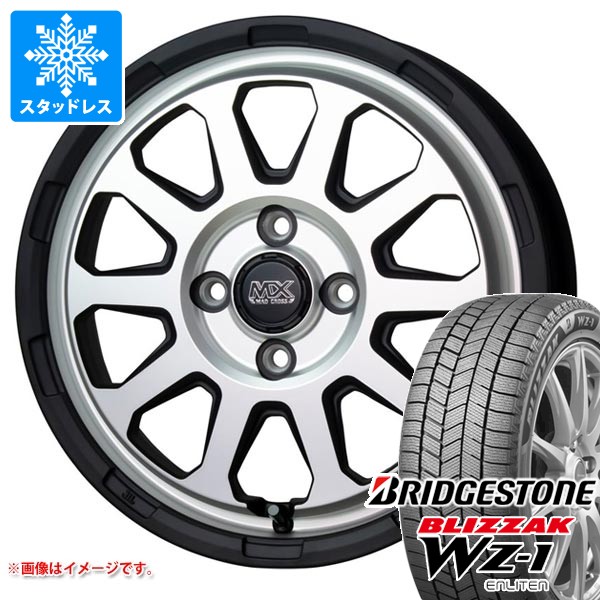 【タイヤ交換対象】スズキ ハスラー用 スタッドレス ブリヂストン ブリザック WZ-1 165/65R14 79Q マッドクロスレンジャー タイヤホイール4本セット|タイヤ1番OFF-ROAD