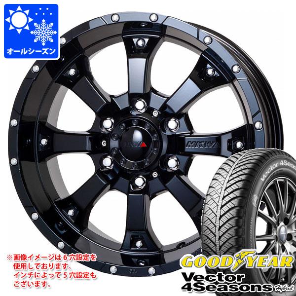 【タイヤ交換対象】オールシーズン 215/65R16 98H グッドイヤー ベクター 4シーズンズ ハイブリッド MKW MK-46 7.0-16 タイヤホイール4本セット｜タイヤ1番OFF-ROAD