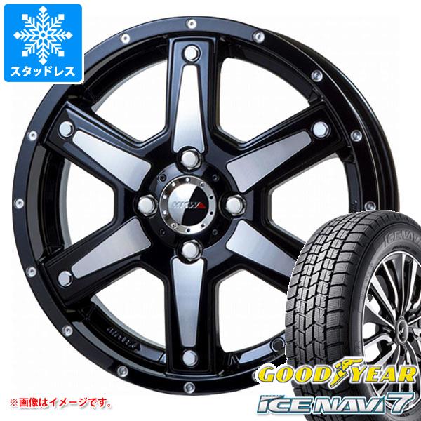 【タイヤ交換対象】2026年製 スタッドレスタイヤ グッドイヤー アイスナビ7 165/65R15 81Q & MKW MK-56 4.5-15 タイヤホイール4本セット165/65-15 GOODYEAR ICE NAVI 7|タイヤ1番OFF-ROAD