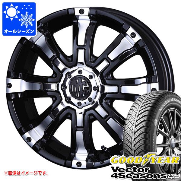 【タイヤ交換対象】オールシーズン 165/55R15 75H グッドイヤー ベクター 4シーズンズ ハイブリッド クリムソン MG ビースト 5.0-15 タイヤホイール4本セット|タイヤ1番OFF-ROAD