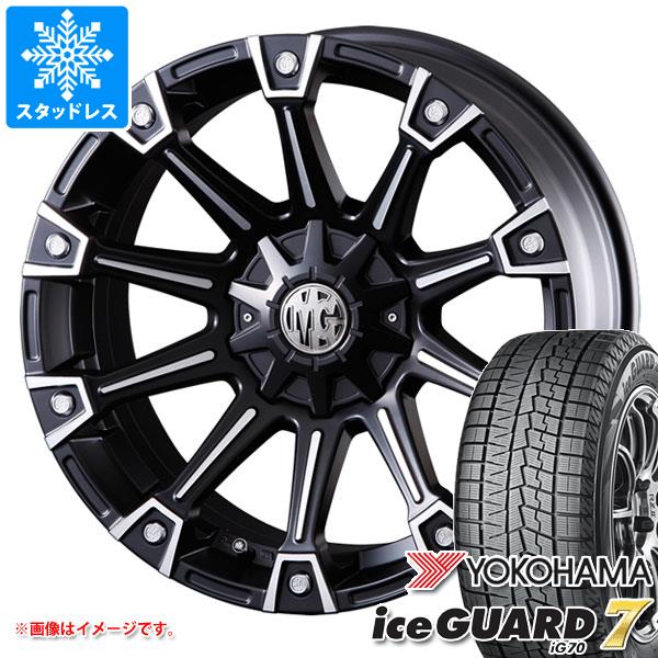 【タイヤ交換対象】スタッドレスタイヤ ヨコハマ アイスガードセブン iG70 225/60R17 99Q ＆ クリムソン MG モンスター 7.0-17 タイヤホイール4本セット225/60-17 YOKOHAMA iceGUARD 7 iG70｜タイヤ1番OFF-ROAD