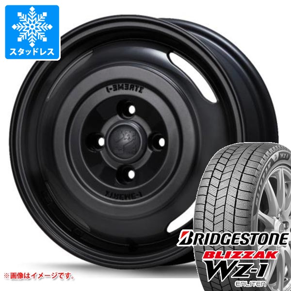 【タイヤ交換対象】スズキ ハスラー用 スタッドレス ブリヂストン ブリザック WZ-1 165/70R14 81Q MLJ エクストリームJ ジャーニー タイヤホイール4本セット