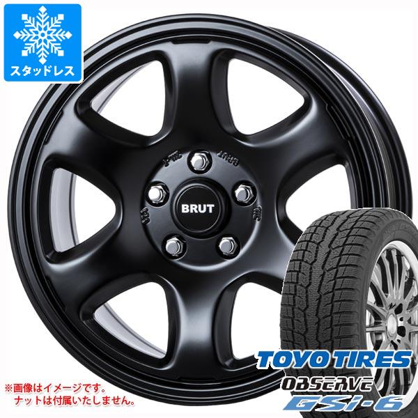 【タイヤ交換対象】ジープ ラングラー JK/JL系用 スタッドレス トーヨー オブザーブ GSi-6 265/70R17 115Q ブルート BR-44 タイヤホイール4本セット｜タイヤ1番OFF-ROAD