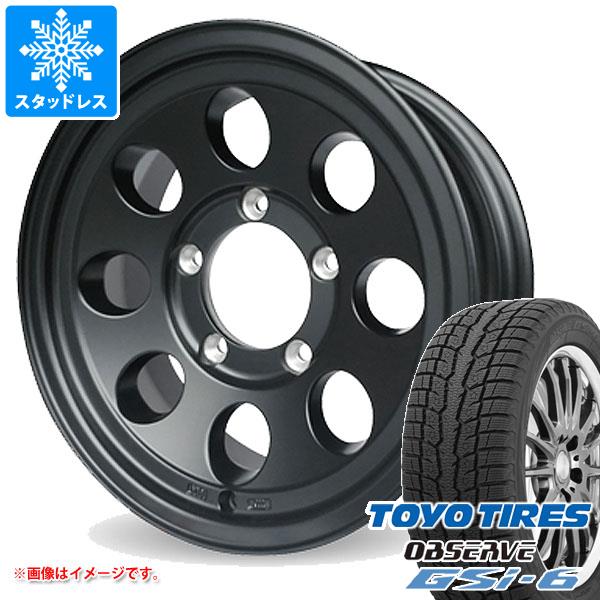【タイヤ交換対象】5本セット スズキ ジムニーノマド JC74W用 スタッドレス トーヨー オブザーブ GSi-6 215/70R16 100Q ジムライン タイプ2 タイヤホイール5本セット
