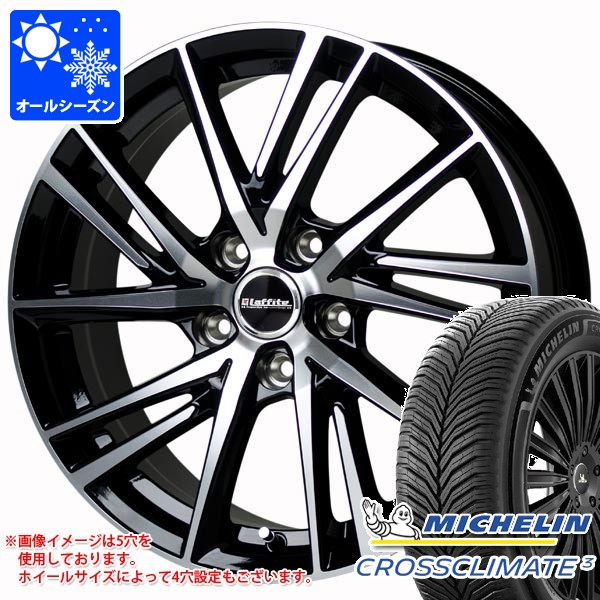 オールシーズン 215/45R18 93W XL ミシュラン クロスクライメート3 ラフィット LW-06 2 7.0-18 タイヤホイール4本セット｜タイヤ1番OFF-ROAD