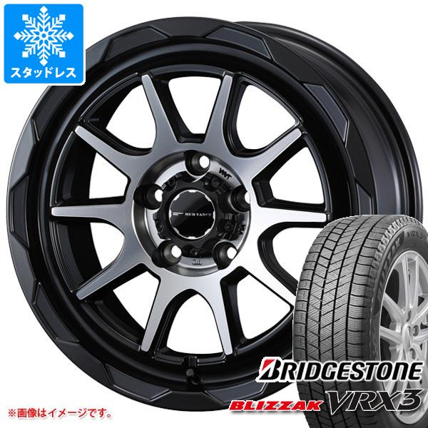 【タイヤ交換対象】デリカD:5用 スタッドレス ブリヂストン ブリザック VRX3 215/70R16 100Q マッドヴァンス06 タイヤホイール4本セット